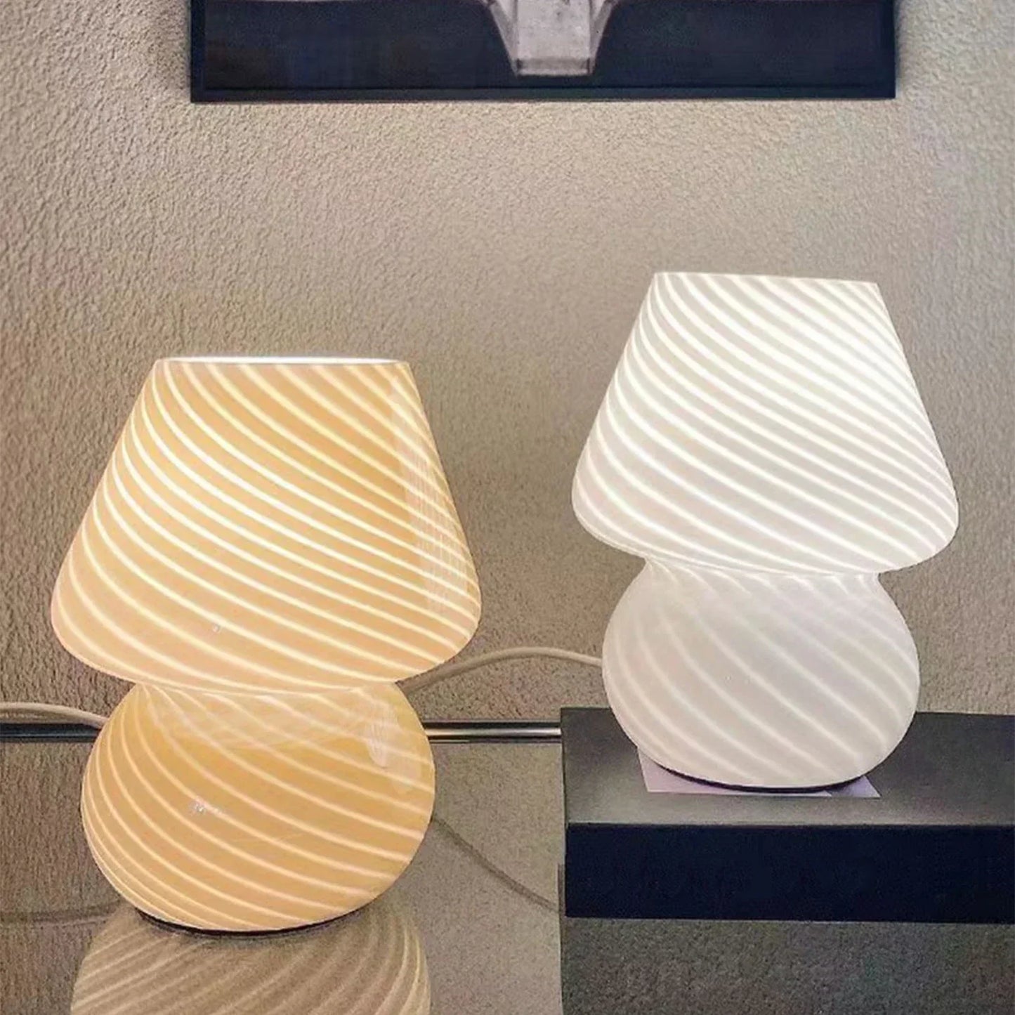 Stunning Murano Glass Desk Lamp