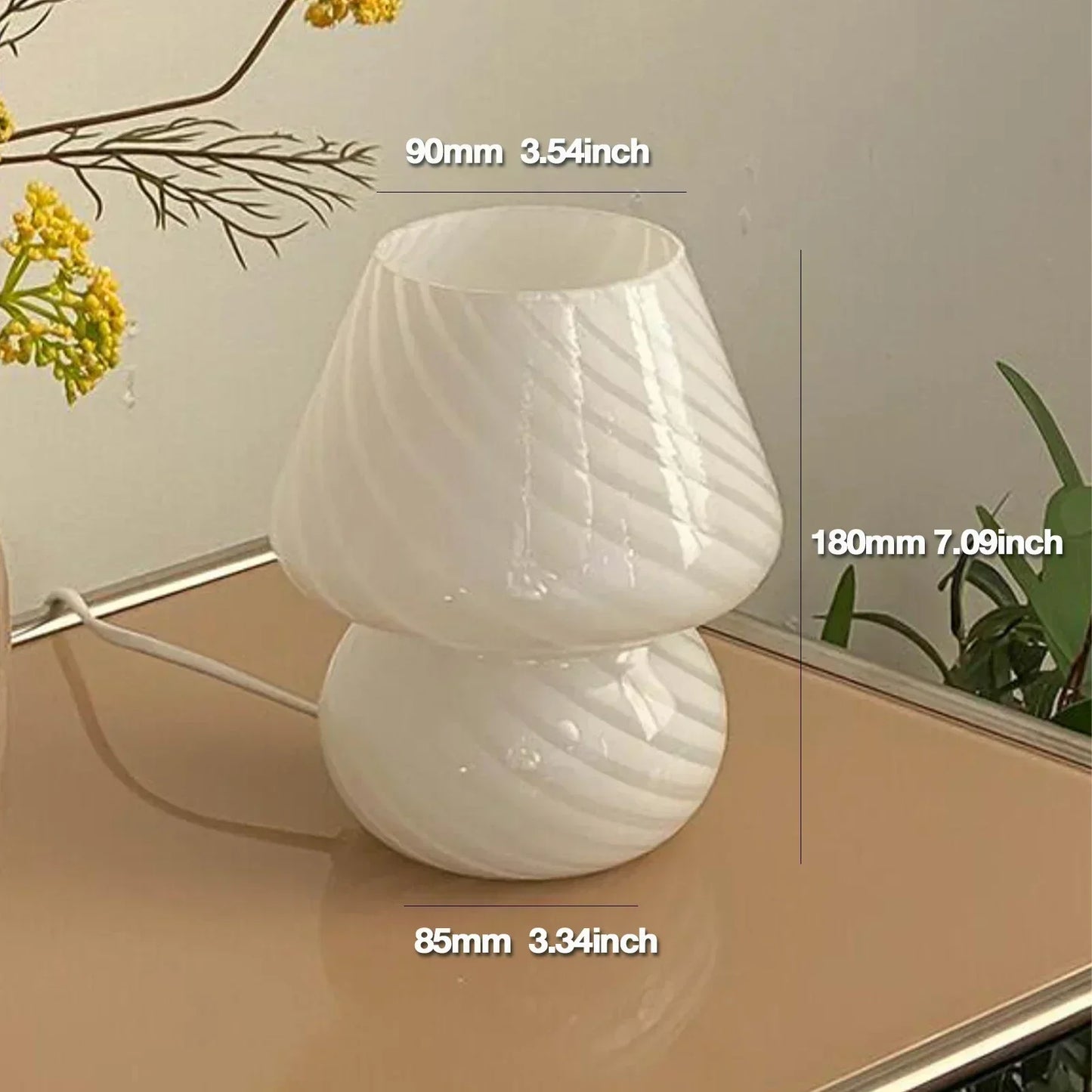 Stunning Murano Glass Desk Lamp