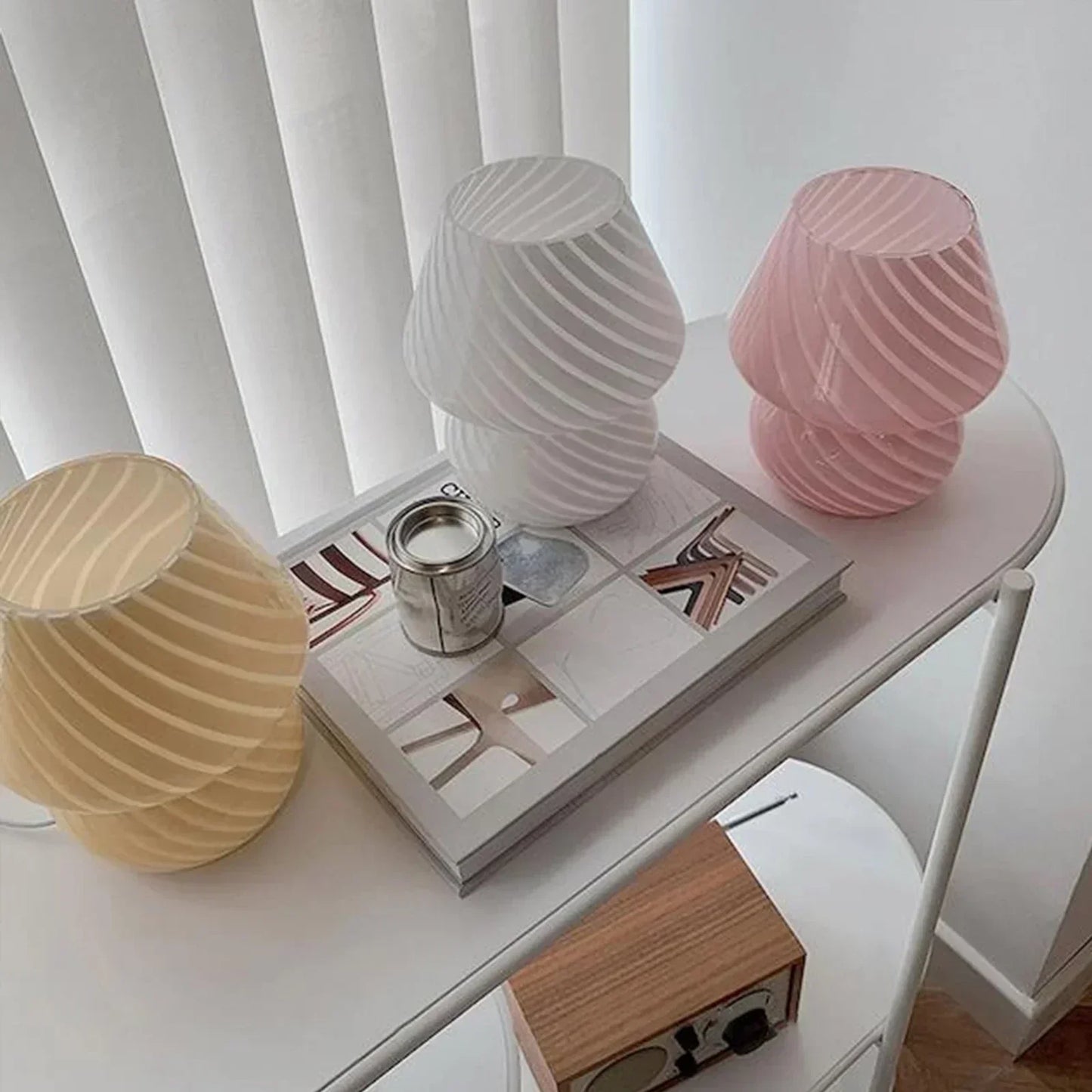 Stunning Murano Glass Desk Lamp