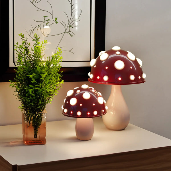Befez | Ambient Mushroom Table Lamp - Rechargeable Color Changing Light