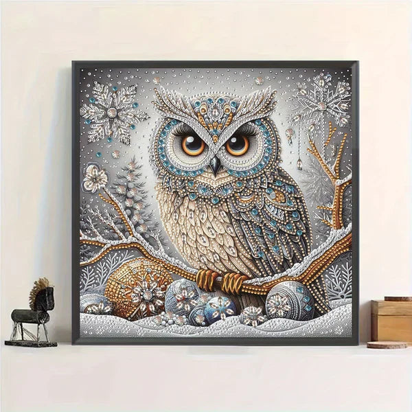 Whimsical Owl Figurine Decoration Statue