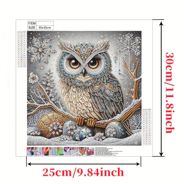 Whimsical Owl Figurine Decoration Statue