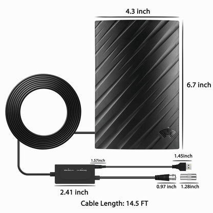 Strong Signal Indoor 4K HDTV Digital TV Antenna