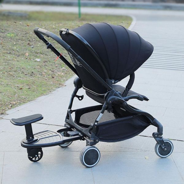 Practical Stroller Skateboard Attachment