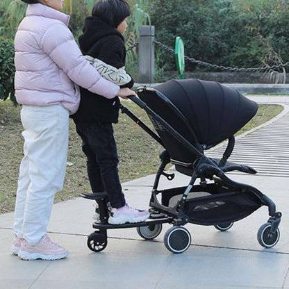 Practical Stroller Skateboard Attachment