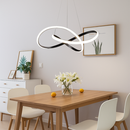 Stylish Pendant Light Kitchen Aluminum Black