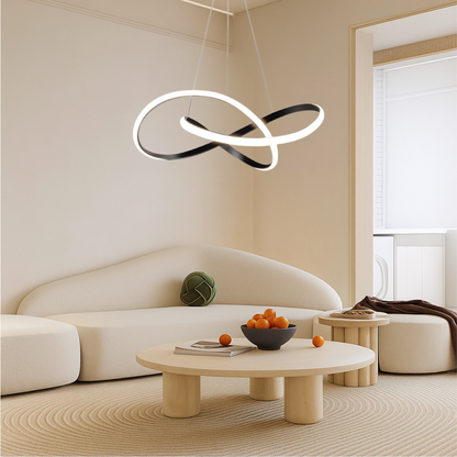 Stylish Pendant Light Kitchen Aluminum Black