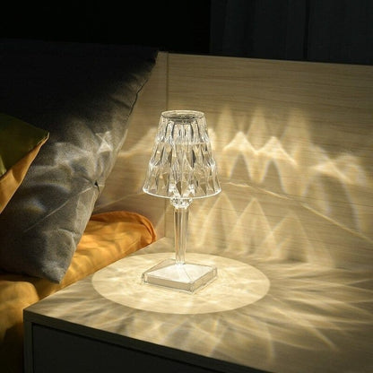 Luxurious Glass Table Lamp for Home Decor