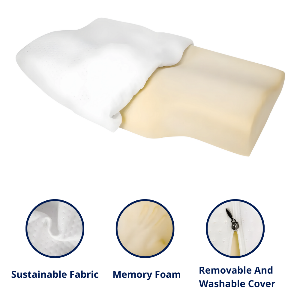 Contouring Comfort Neck Support Pillow