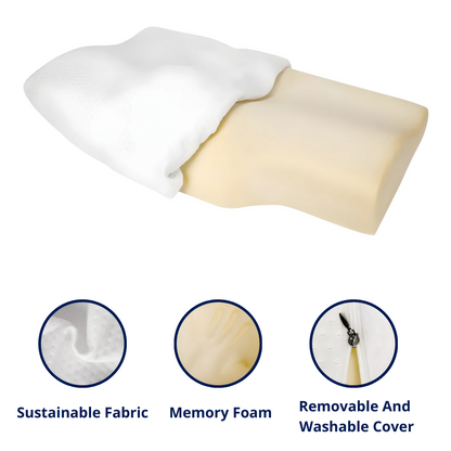 Contouring Comfort Neck Support Pillow