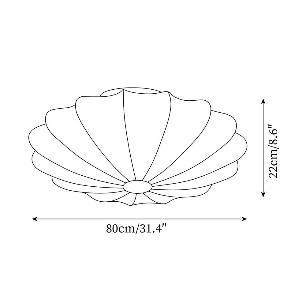 Stylish Shell Ceiling Light Fixture