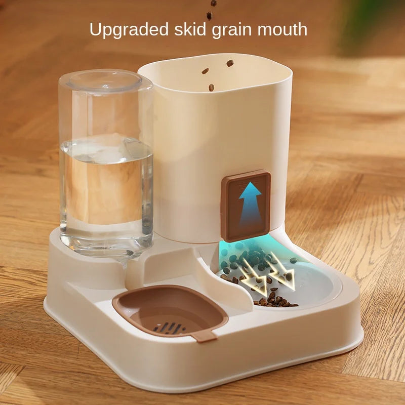 Automatic Pet Food and Water Dispenser Bowl