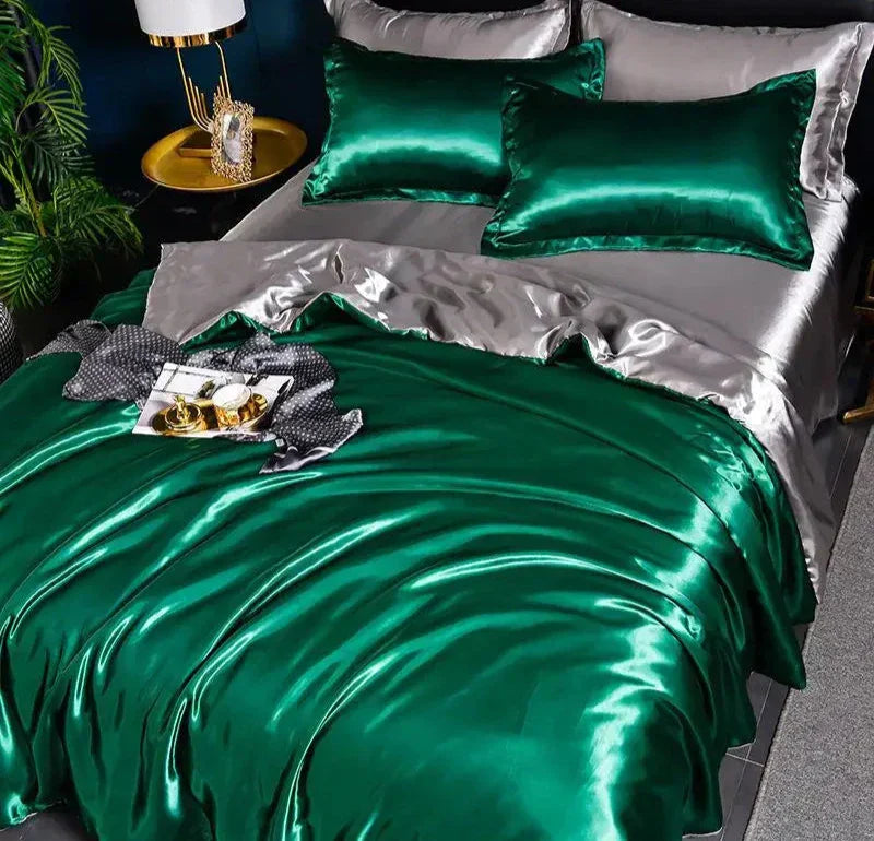 Soft Satin Bed Duvet Cover