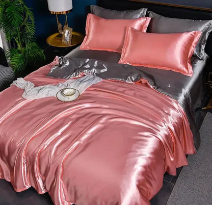 Soft Satin Bed Duvet Cover