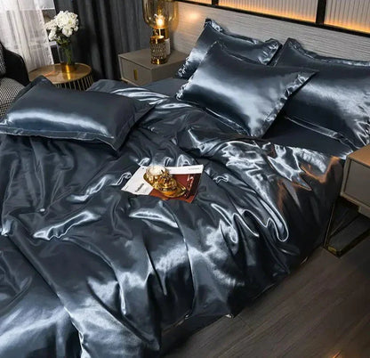 Soft Satin Bed Duvet Cover