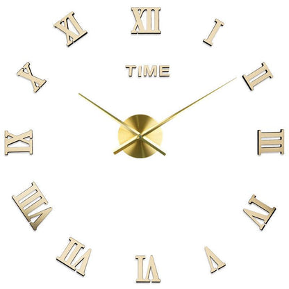 Classic White Wooden Wall Clock