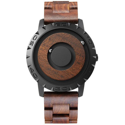 Sleek Magnetic Leather Watch for Men