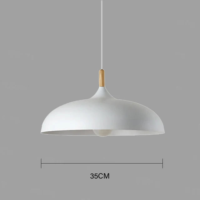 Rustic Wooden LED Hanging Light