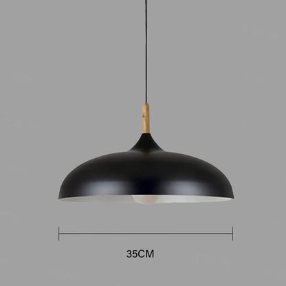 Rustic Wooden LED Hanging Light