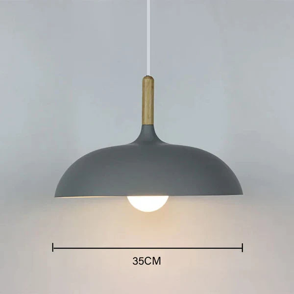 Rustic Wood Ceiling Lamp
