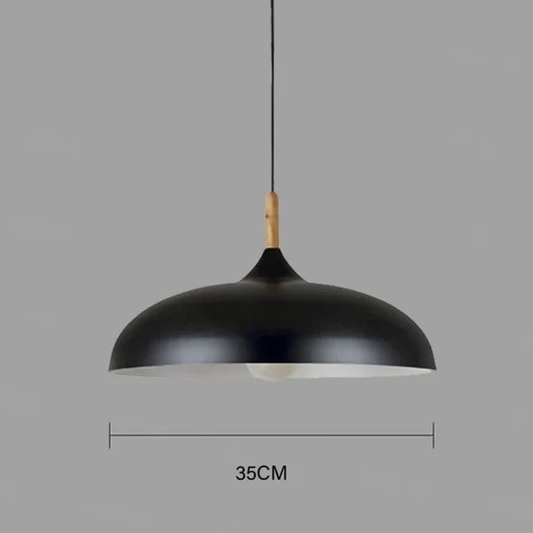 Rustic Wood Ceiling Lamp