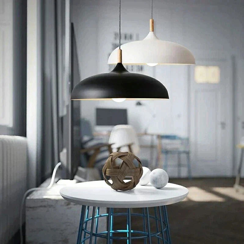 Rustic Wood Ceiling Lamp