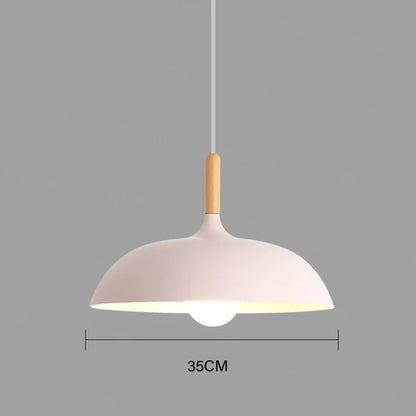 Rustic Wooden LED Hanging Light