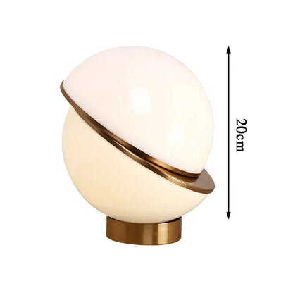 Classic White Globe Table Lamp