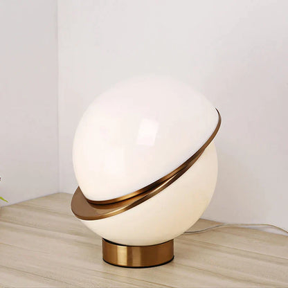 Classic White Globe Table Lamp