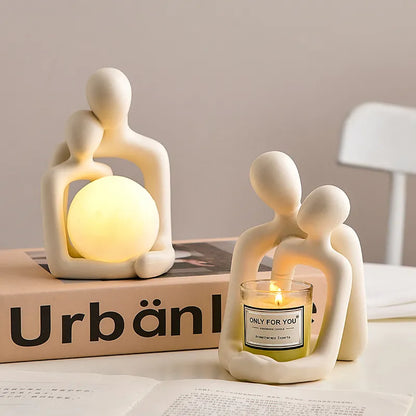 Decorative Ceramic Table Lamp with Soft LED Glow