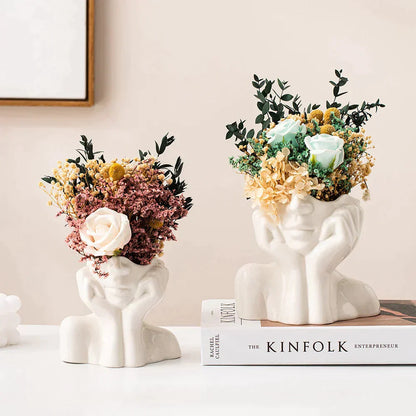 Simple Elegant Ceramic Vase for Modern Homes