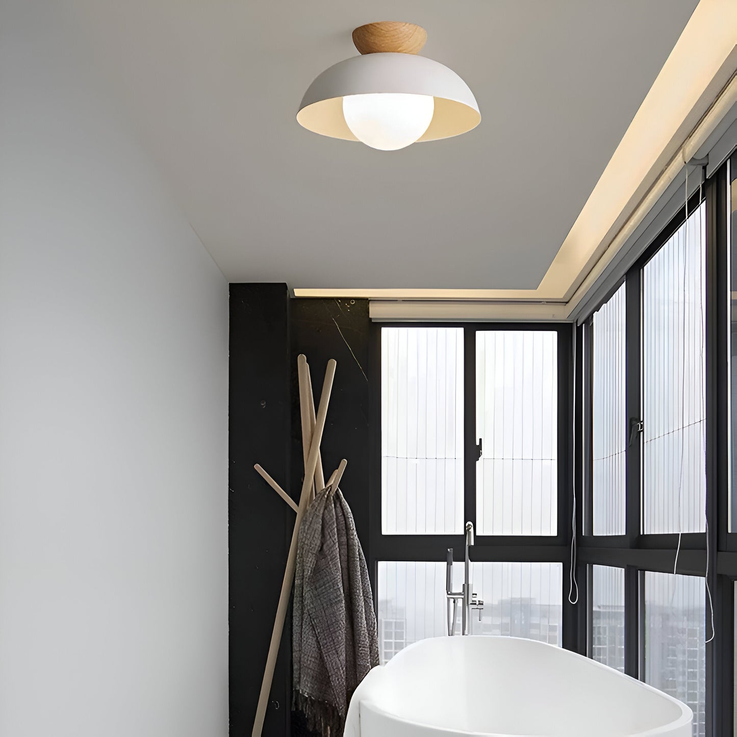 Simple Scandinavian LED Ceiling Lamp