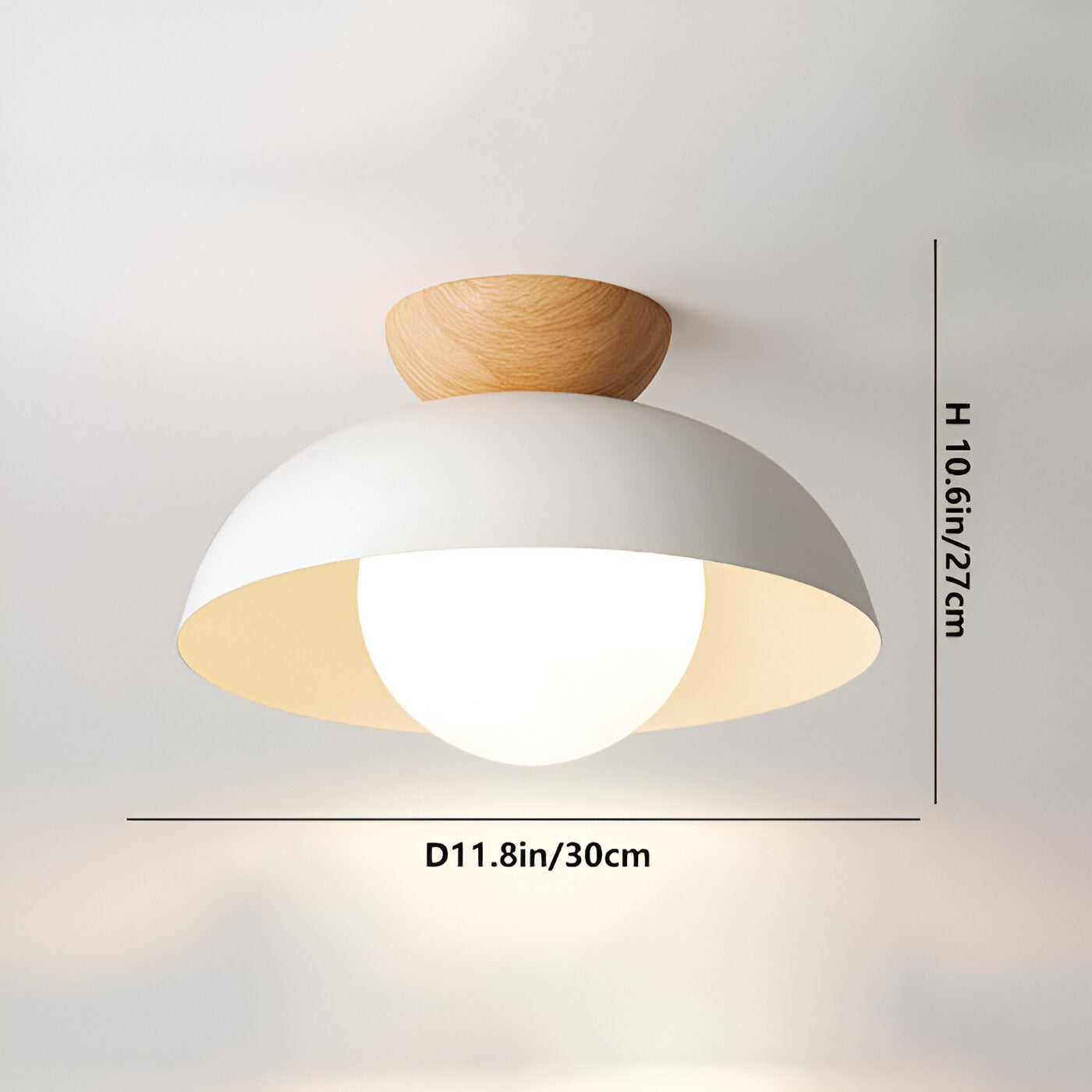 Simple Scandinavian LED Ceiling Lamp