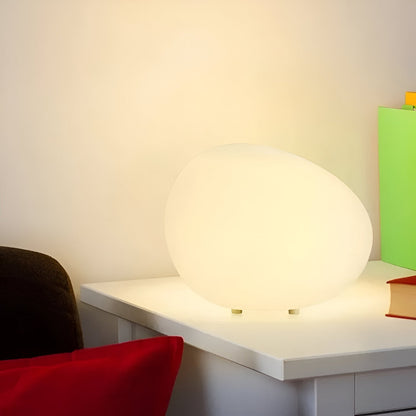 Simple Modern Round Metal Table Light