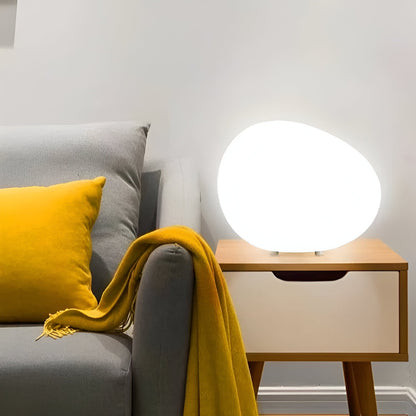 Simple Modern Round Metal Table Light