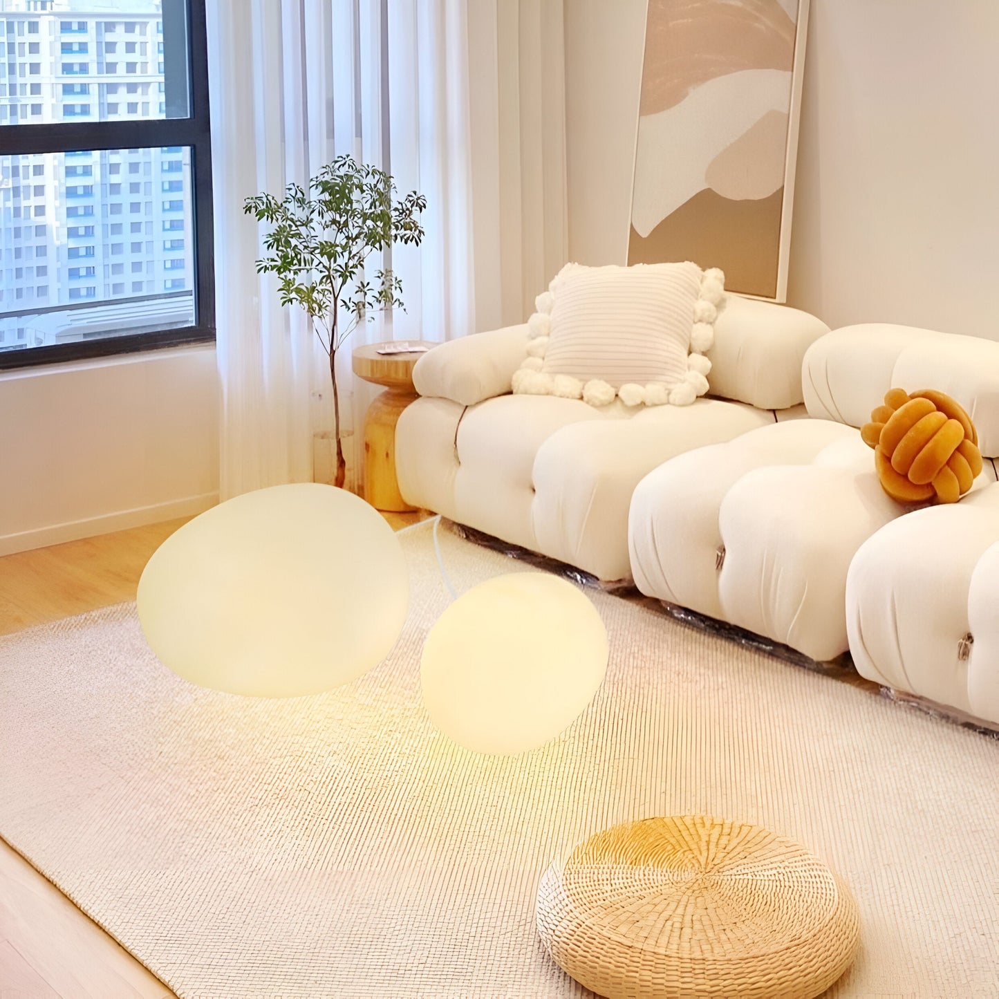 Simple Modern Round Metal Table Light - Befez