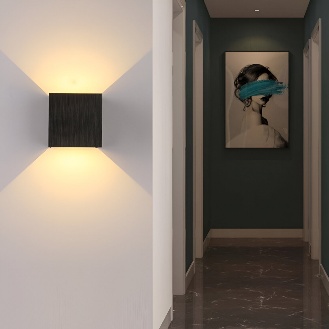 Slim LED Wall Light with USB and Cable Option
