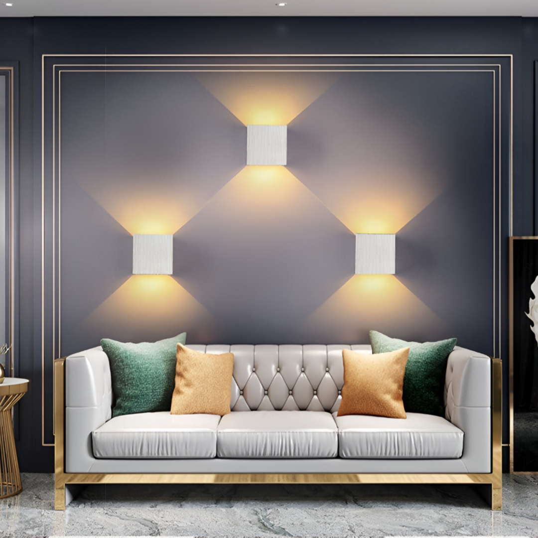 Slim LED Wall Light with USB and Cable Option