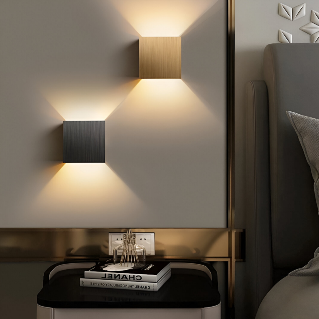 Slim LED Wall Light with USB and Cable Option