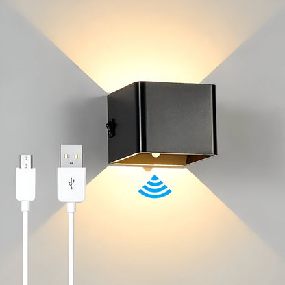 Slim LED Wall Light with USB and Cable Option