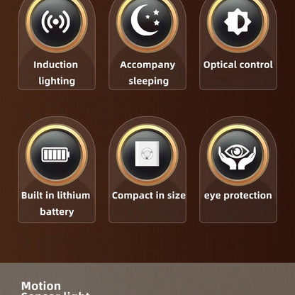 Bright LED Motion Nightlight with Portable Flashlight