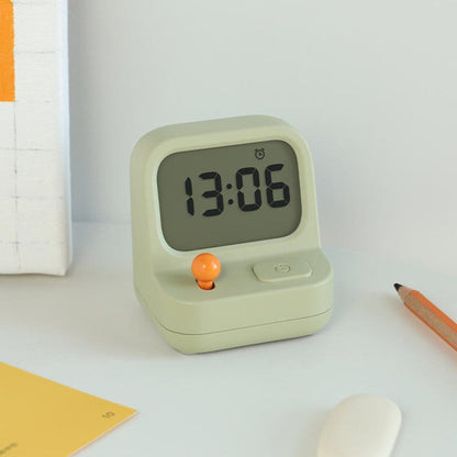 Fun Retro Gaming System With Alarm Clock