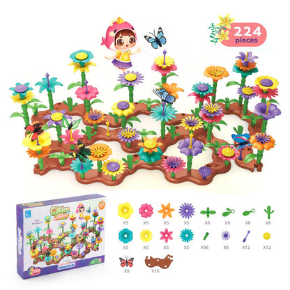 Colorful Kids Flower Brick Toy Set