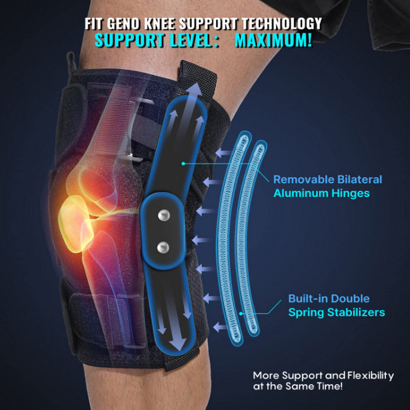 Supportive Hinged Knee Support For Injury Recovery
