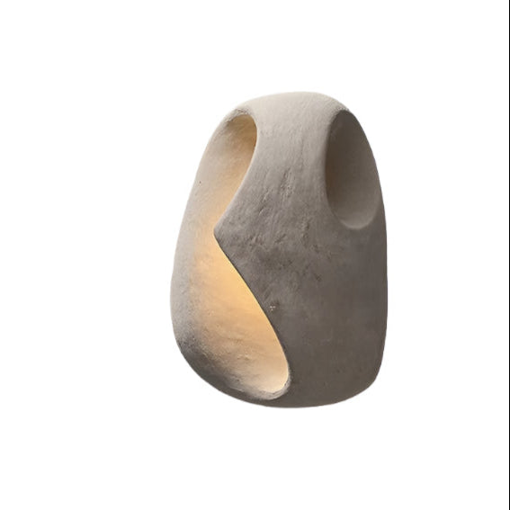 Simple White Textured Wall Lamp