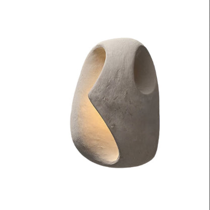 Simple White Textured Wall Lamp