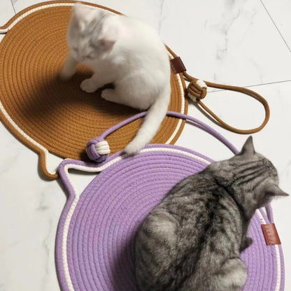 Fun Cat Scratcher Rug Pad