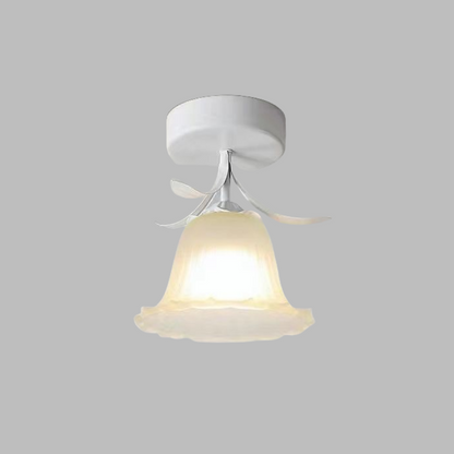 Stylish Ceiling Lamp with Decorative Glass Shade