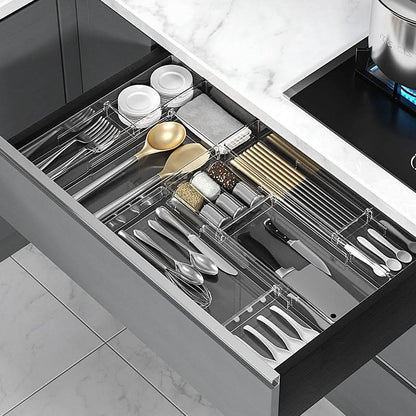 Space Saving Kitchen Utensil Drawer Organizer Tray - Befez