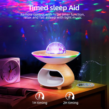 Colorful LED Wireless Charging Table Lamp